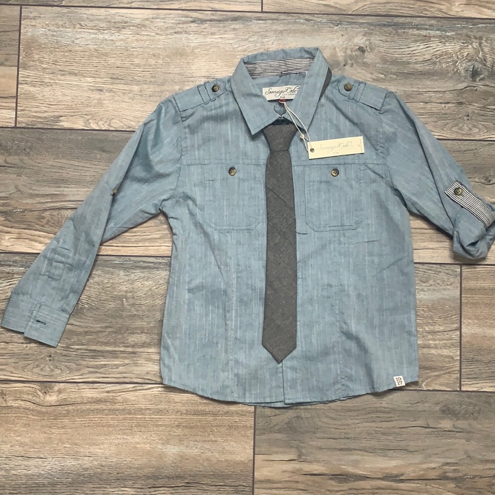 Shirt and tie set